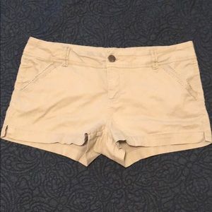 BKE tan mollie shorts